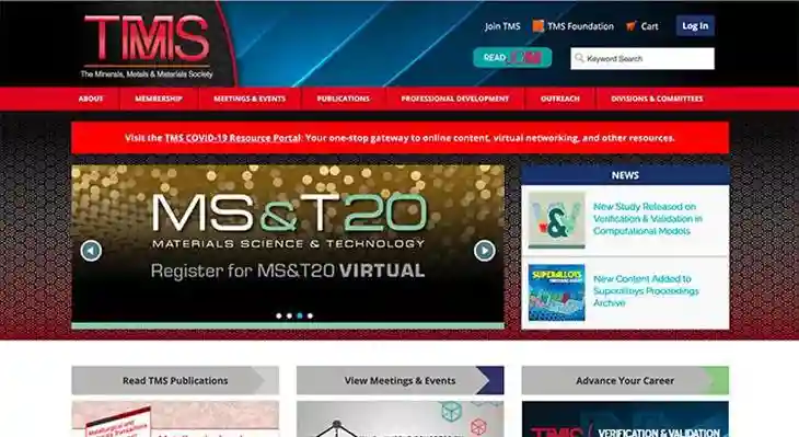 The Minerals, Metals & Materials Society